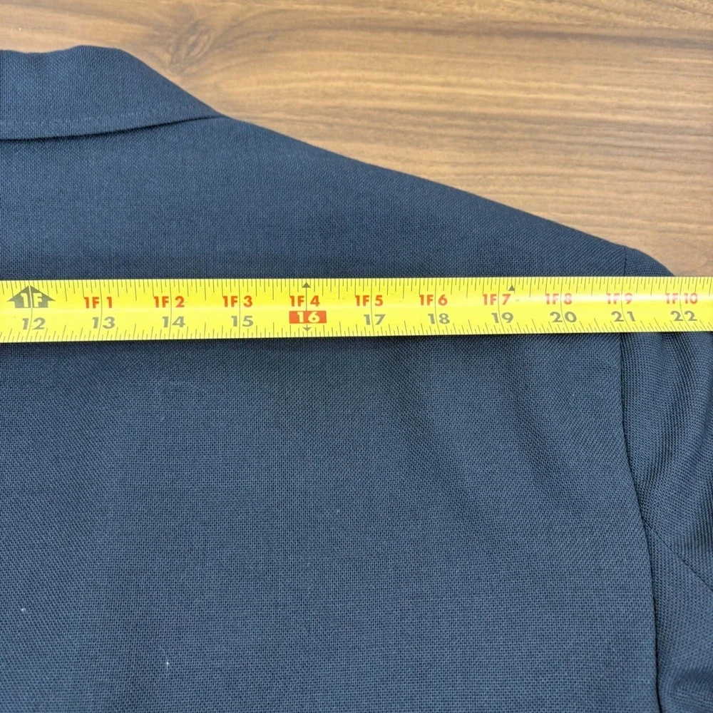 Cross & Winsor Blazer Wool 48S‎ Navy Blue Gold Crest Button Old Money Preppy